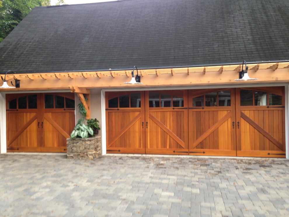 Custom Wood Doors Craftsman Garage Atlanta by