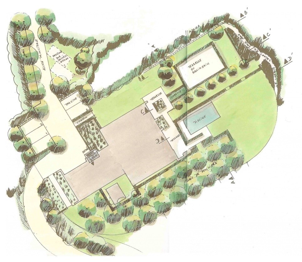 Ландшафтный дизайн фамильного жилища