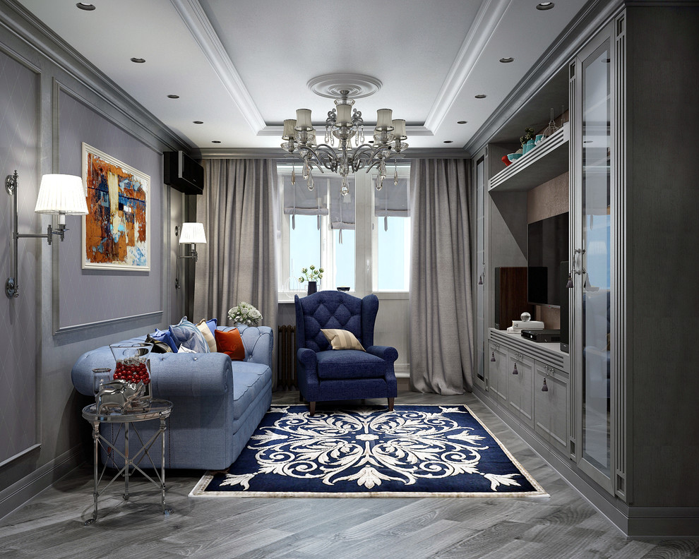 Квартира в сером