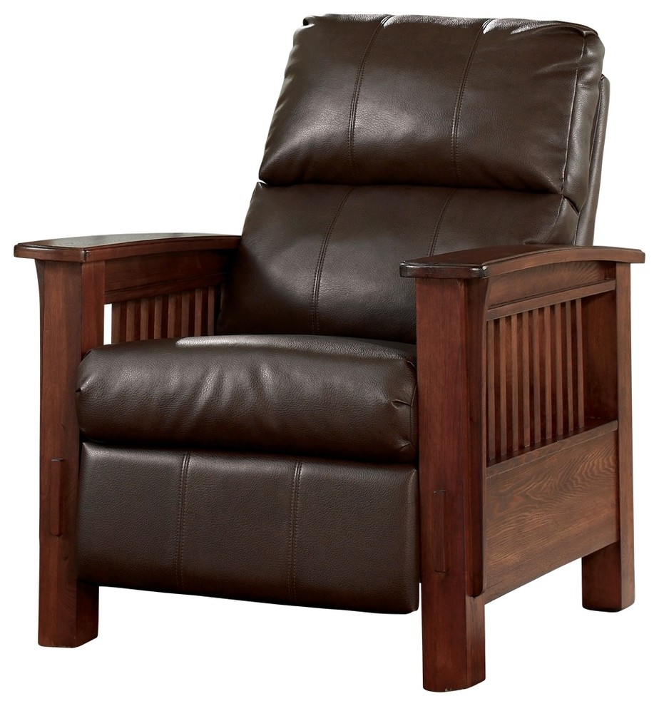 Ashley Furniture High Leg Recliner, Bark Craftsman Recliner Chairs