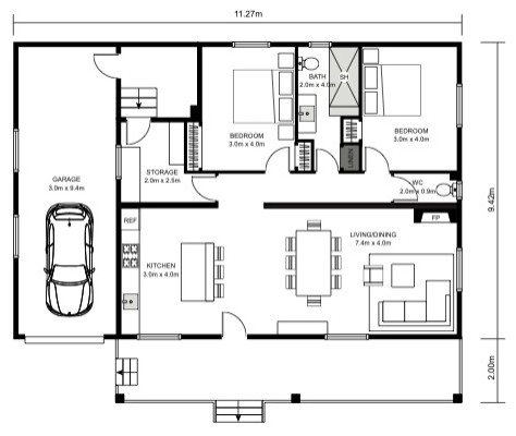 Plans pour rénovation d'une maison