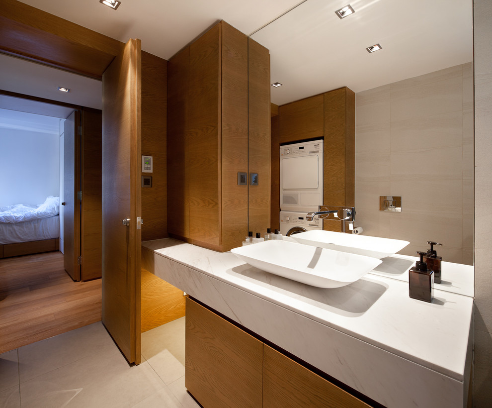 Studio Apartment Hong Kong Contemporary Bathroom Hong Kong by