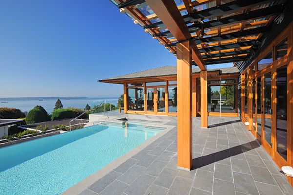 This is an example of a contemporary exterior in Vancouver.