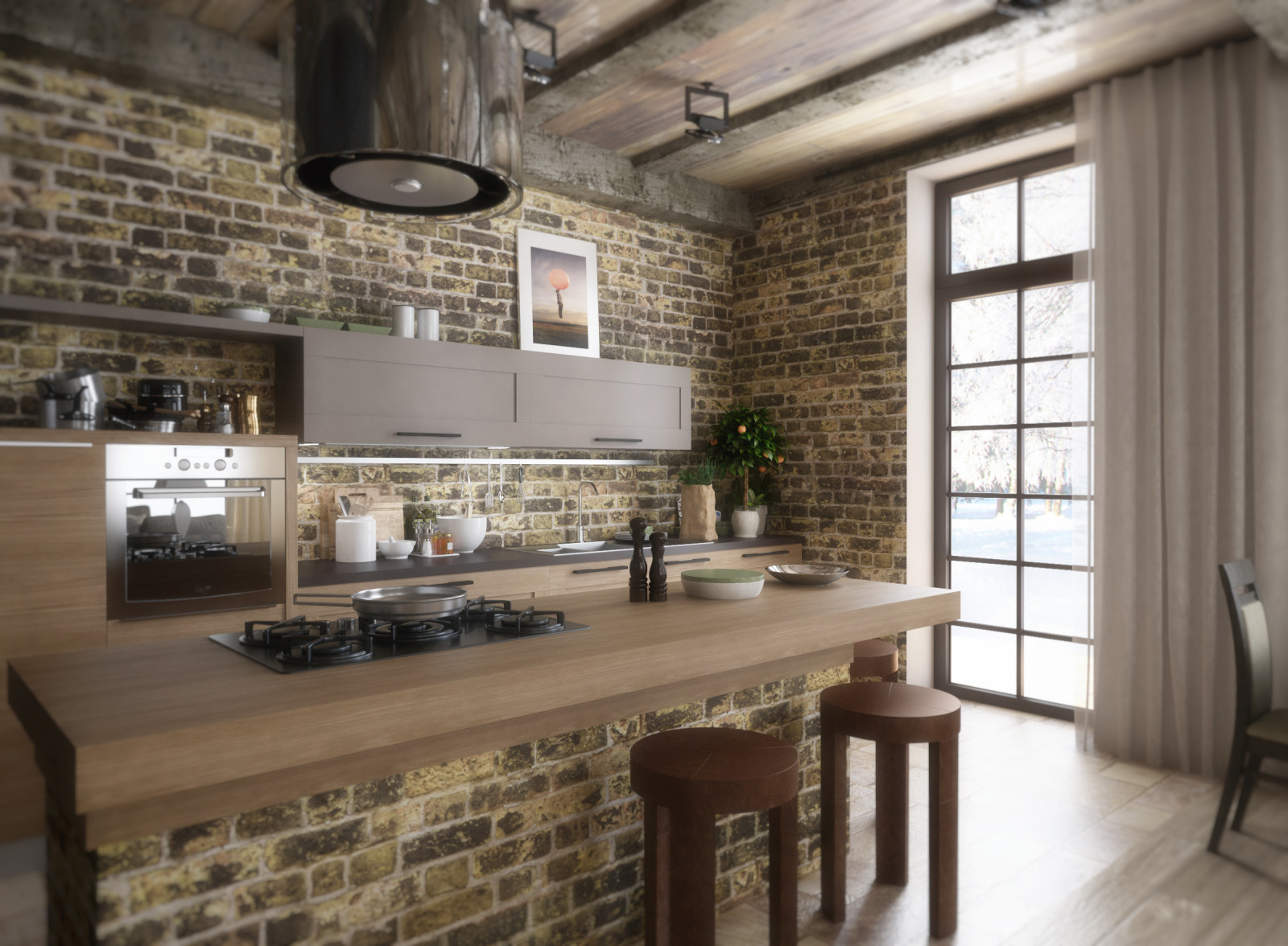 Дизайн интерьера загородного дома.