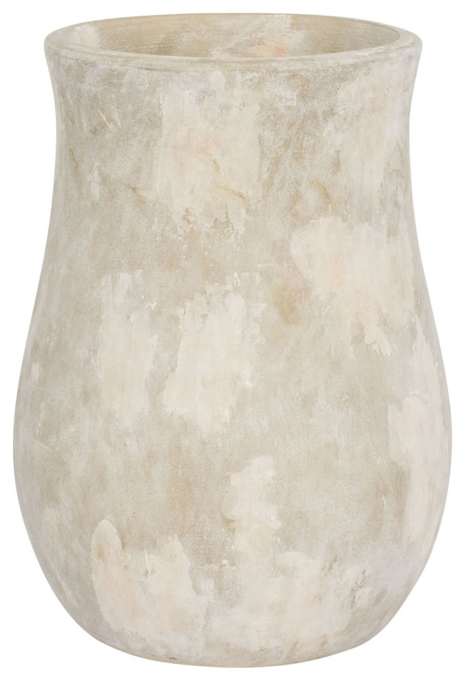 Varaluz 445VA05B Potty 6.75"W Ceramic Table Vase - Cafe Au Lait