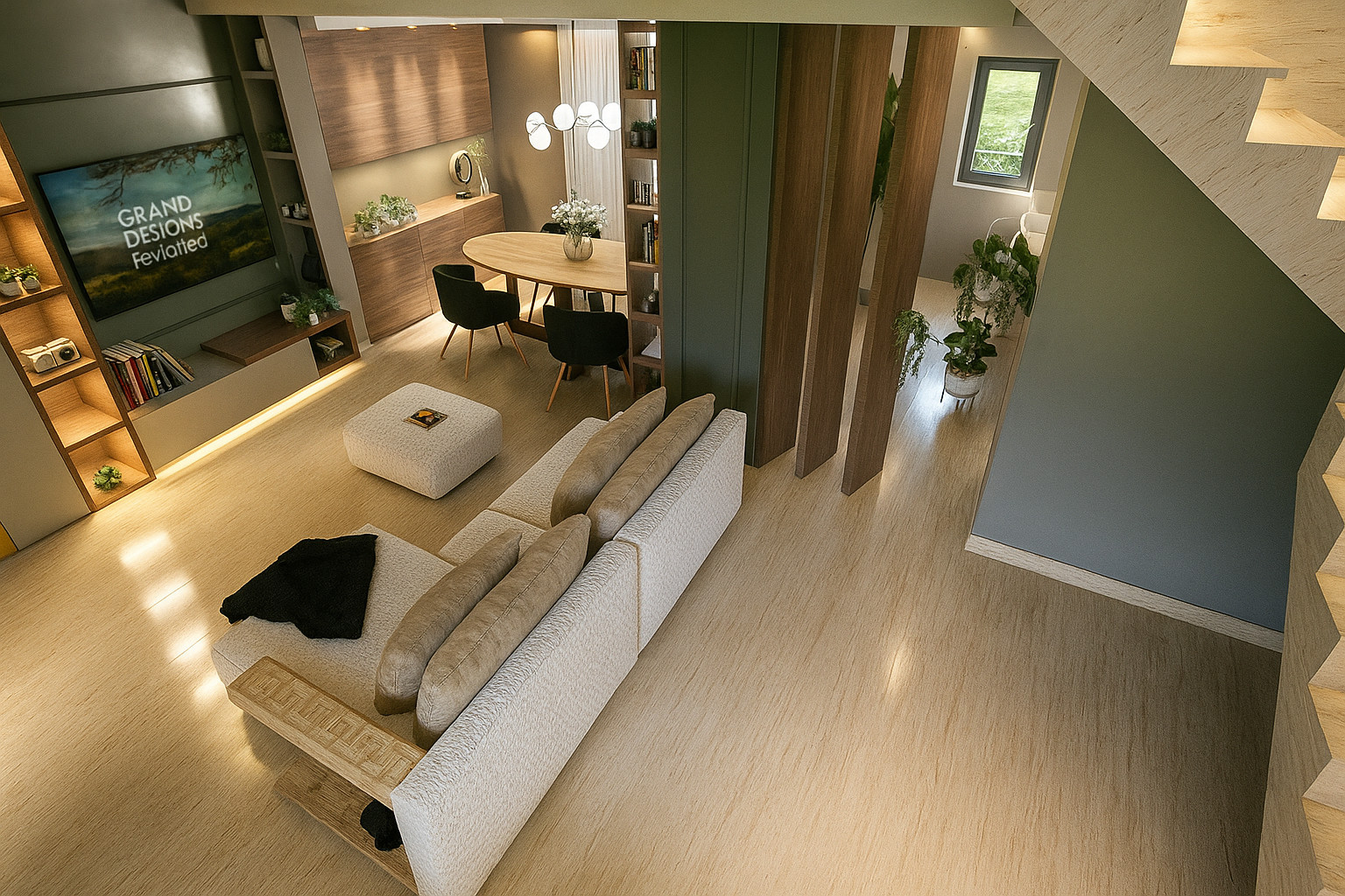 Progettazione d´interni, casa per famiglia giovane // Catania, CT