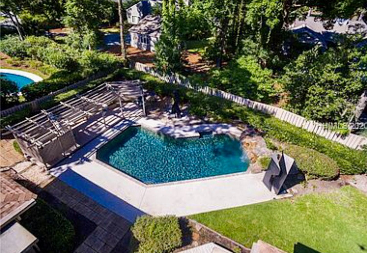 Back yard pool