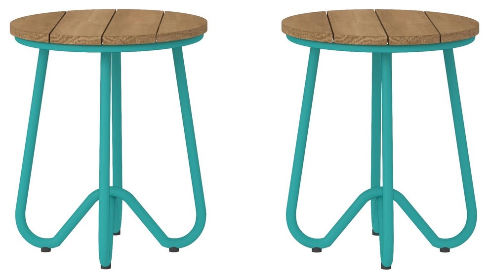 Novogratz Poolside Collection, Bobbi Bistro Stools, Set of 2