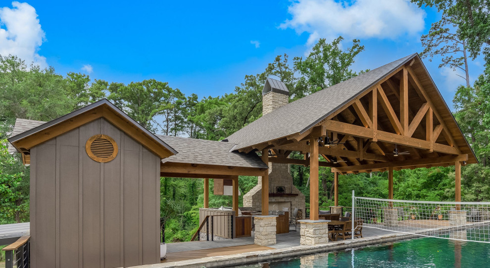 Timber Frame Outdoor Kitchen