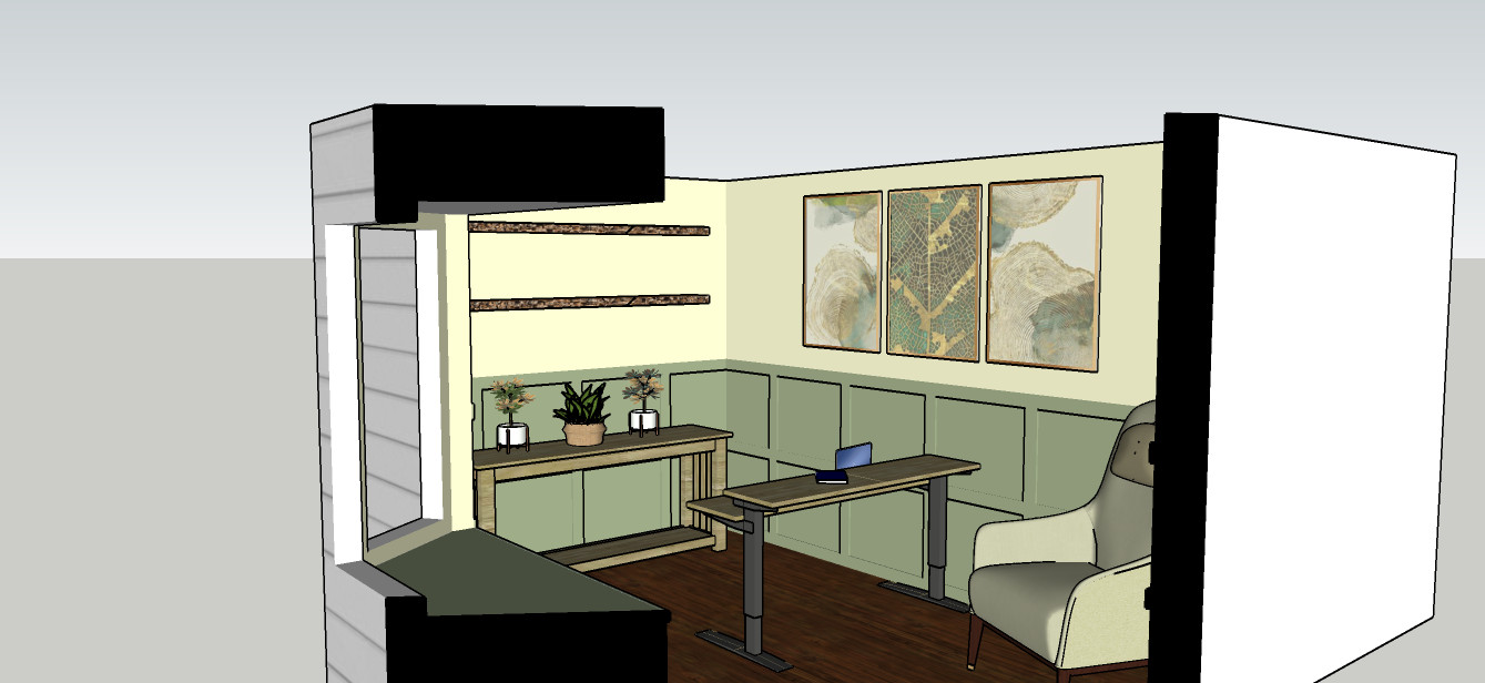 Dinning Room Reno into Home Office/Walk-in Pantry