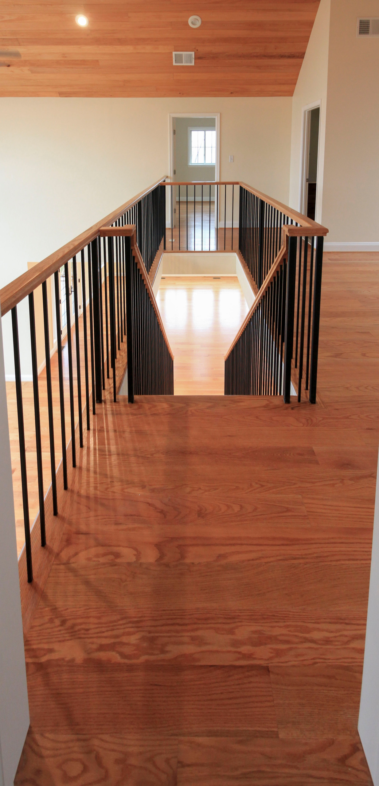 97_Airy Straight-Floating Staircase in Transitional-Mountain Home, Luray, VA 228
