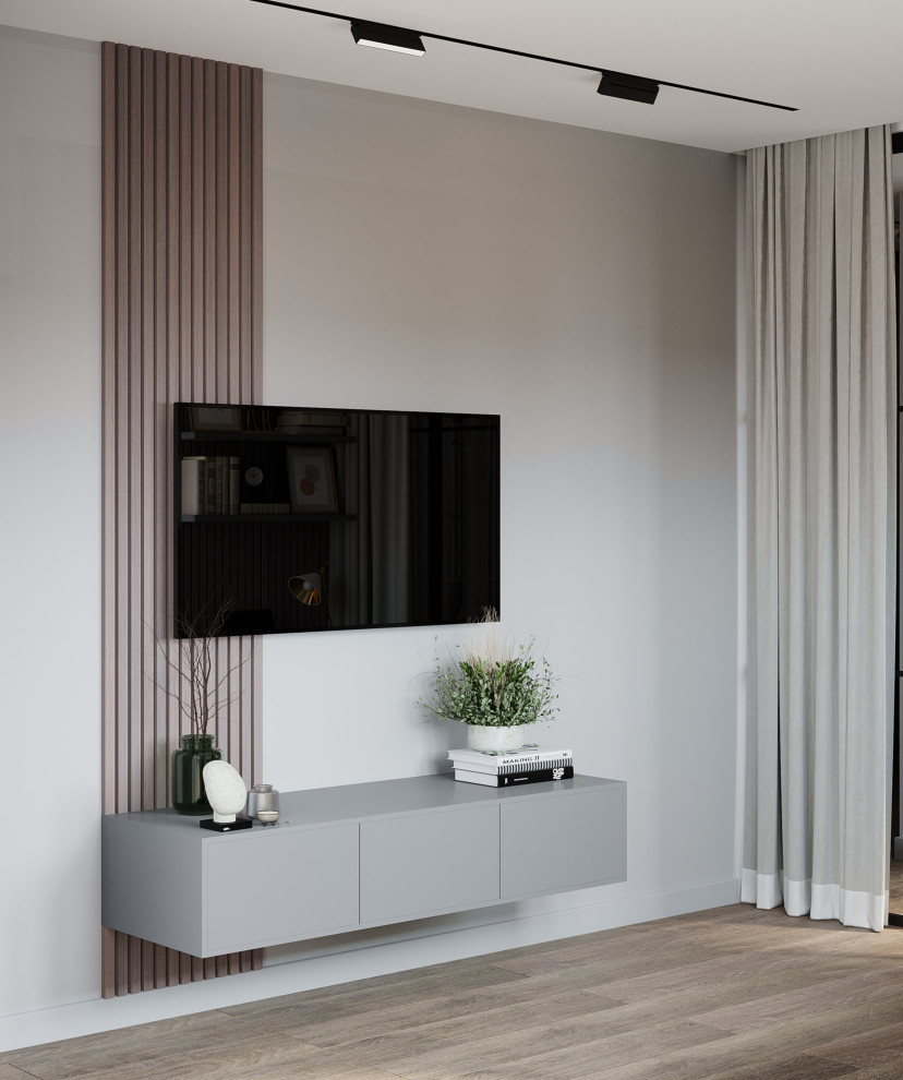 Дизайн-проект однокомнатной квартиры в современном стиле