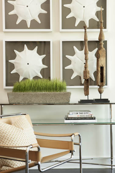 Design ideas for a modern living room in Atlanta.