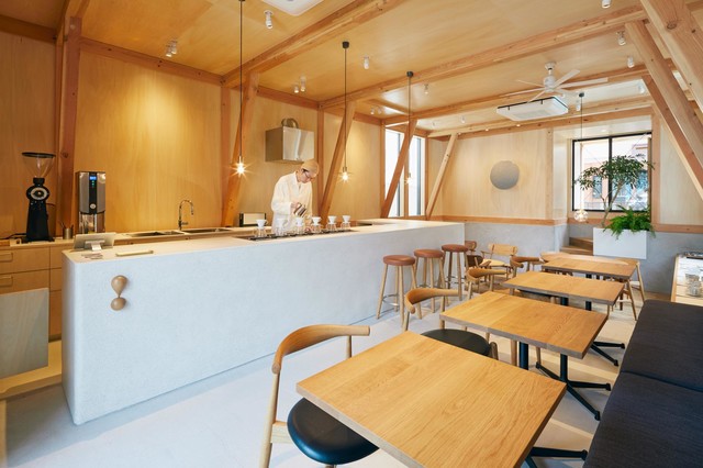 cafe IDUMI moderno-cocina