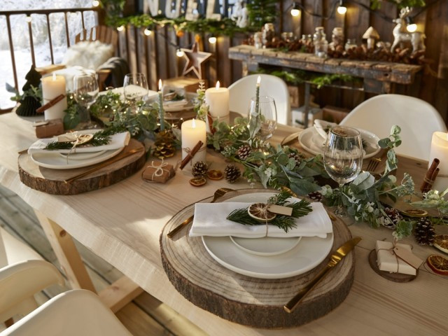 Déco table Noël