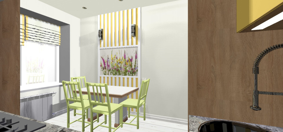 Приглушенная мята, оливки и солнце