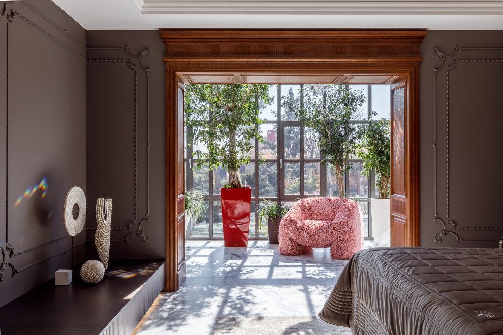 Мебель для мастер-спальни загородного дома