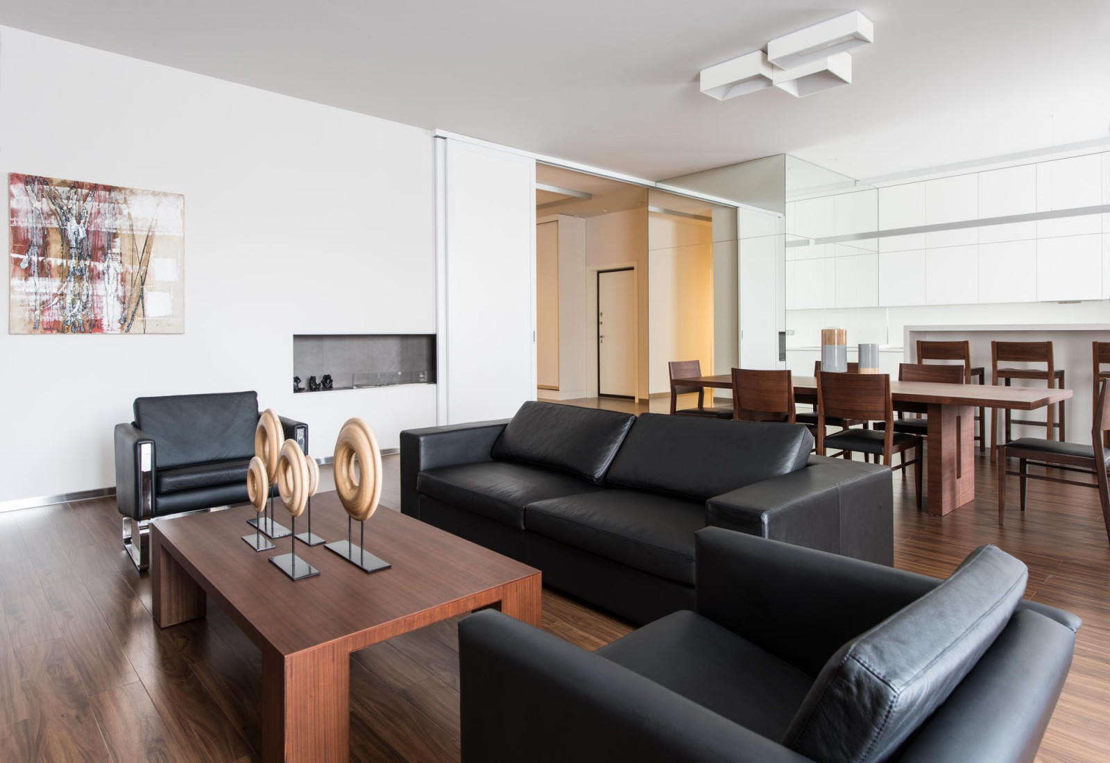 Интерьер квартиры в ЖК "Фурманный переулок, дом 8" 155 М2