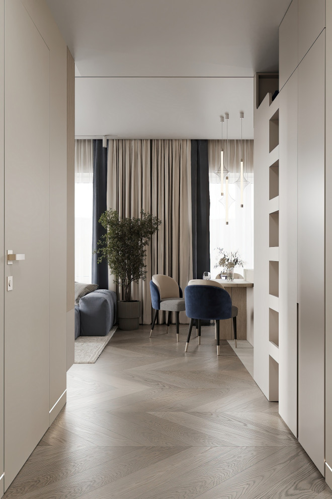 Дизайн и ремонт квартиры в ЖК Большая семерка - Сочный синий