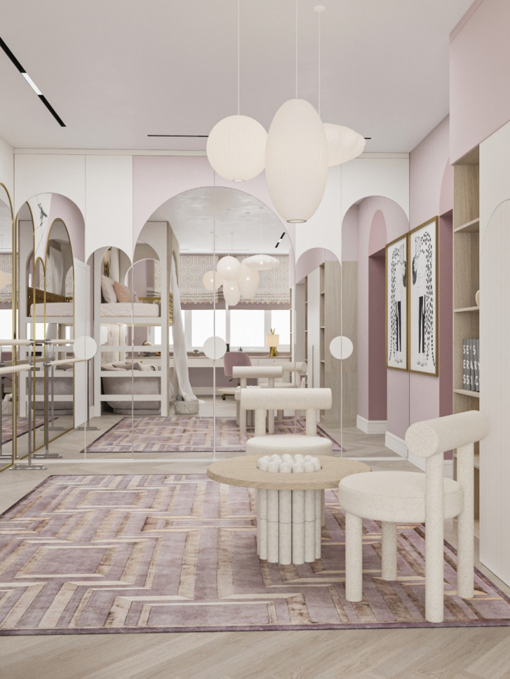 Gentle girl's bedroom