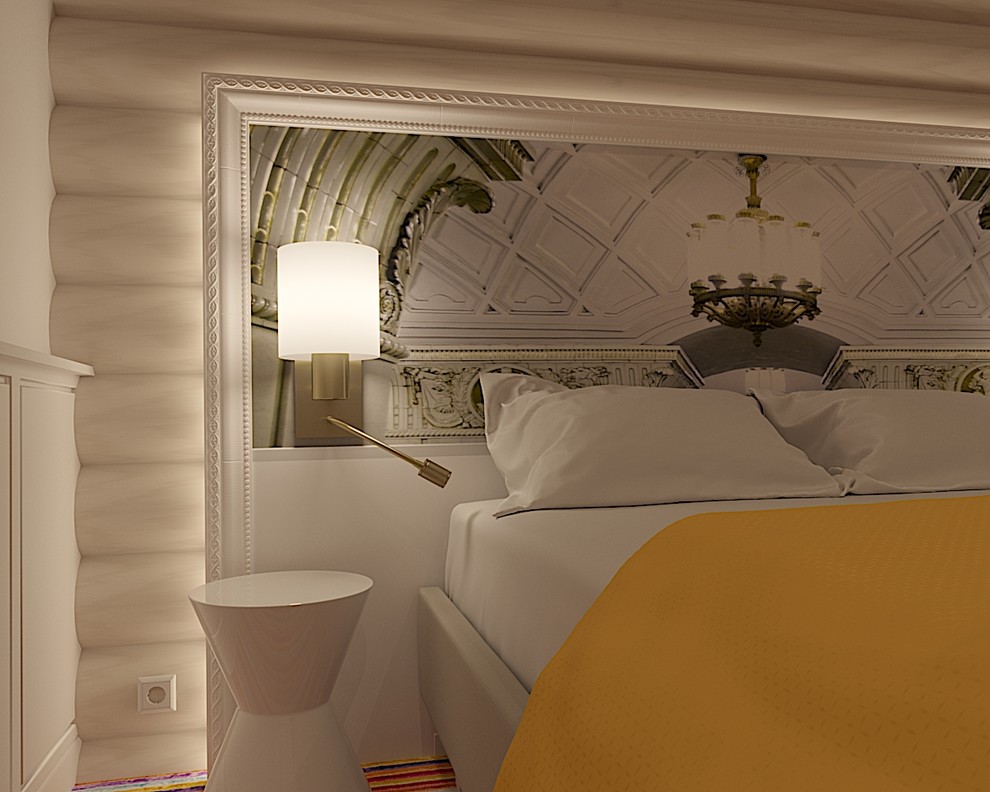 Дом из оцилиндрованного бревна 180м.кв.