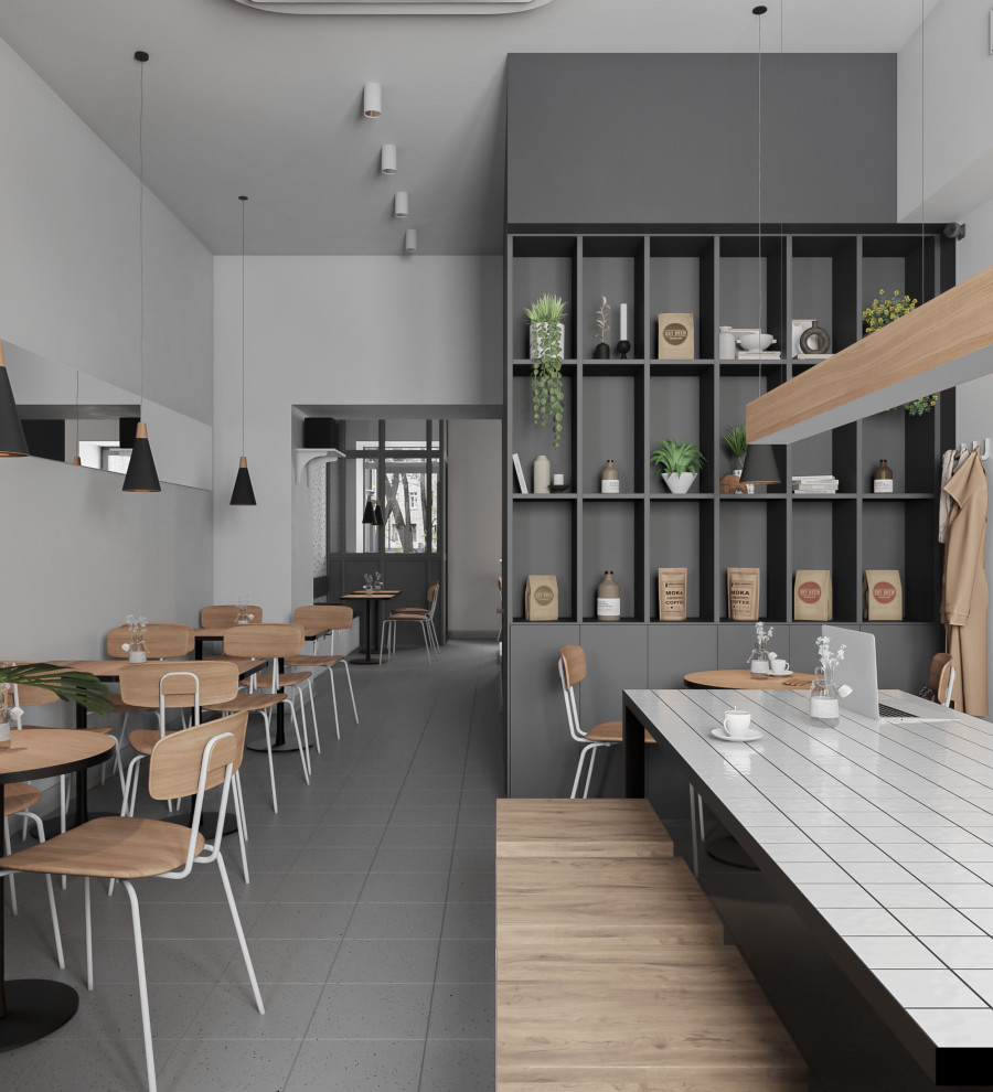 3D-визуализация Кофейни.