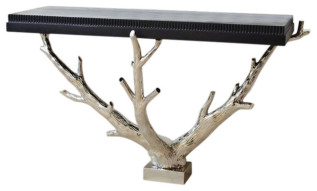 Wall Console Table global views branch wall console - rustic - console tables - Wall Console Table global views branch wall console - rustic - console tables -