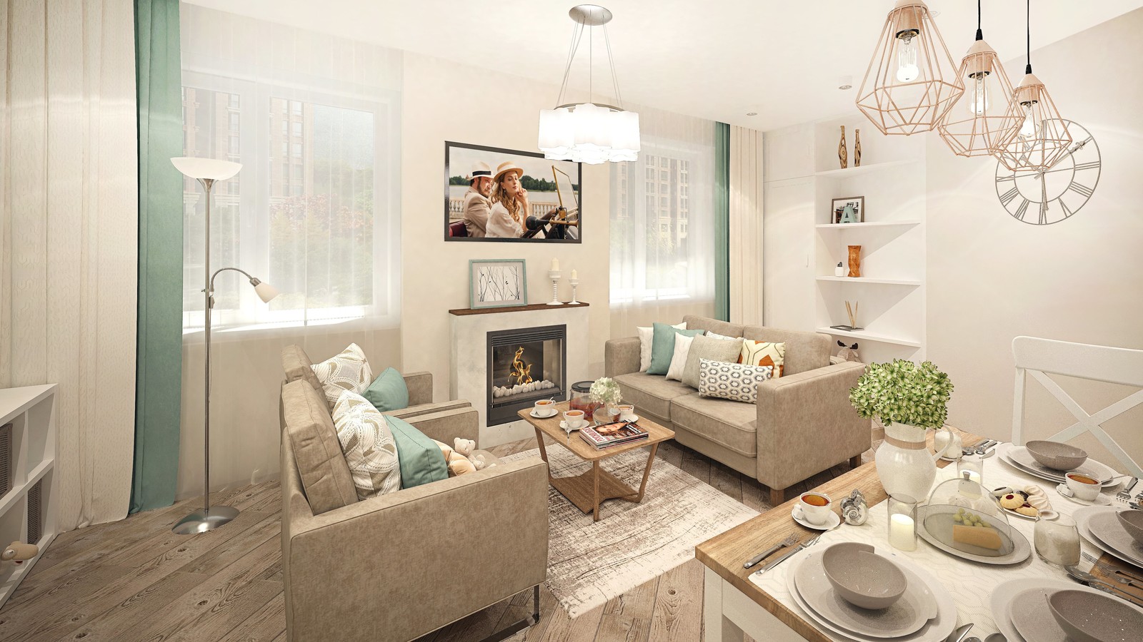 Гостиная для семьи