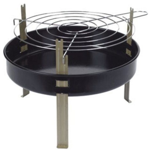 Marsh Allan 5 Table Top Charcoal Grill, 12" D x 8" H