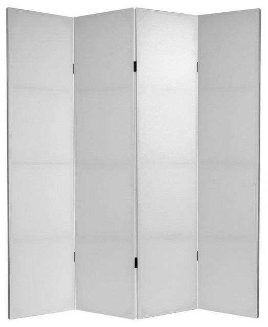 6' Tall Do It Yourself Canvas Room Divider, 4 Panel