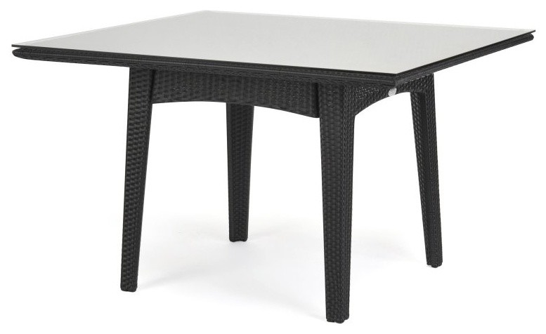 Caluco Maxime All-Weather Wicker 48 in. Square Dining Table Multicolor - 607D-48