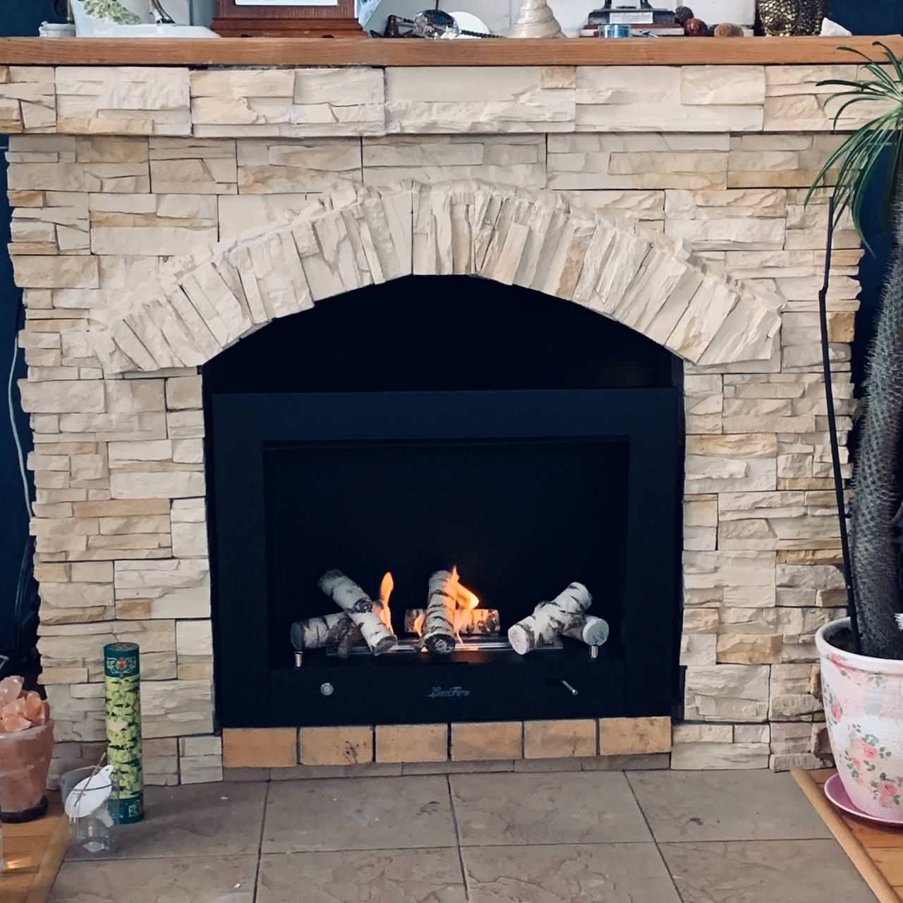 Полуавтоматический биокамин Фаер Бокс 4-25,5 в доме д. Грязь