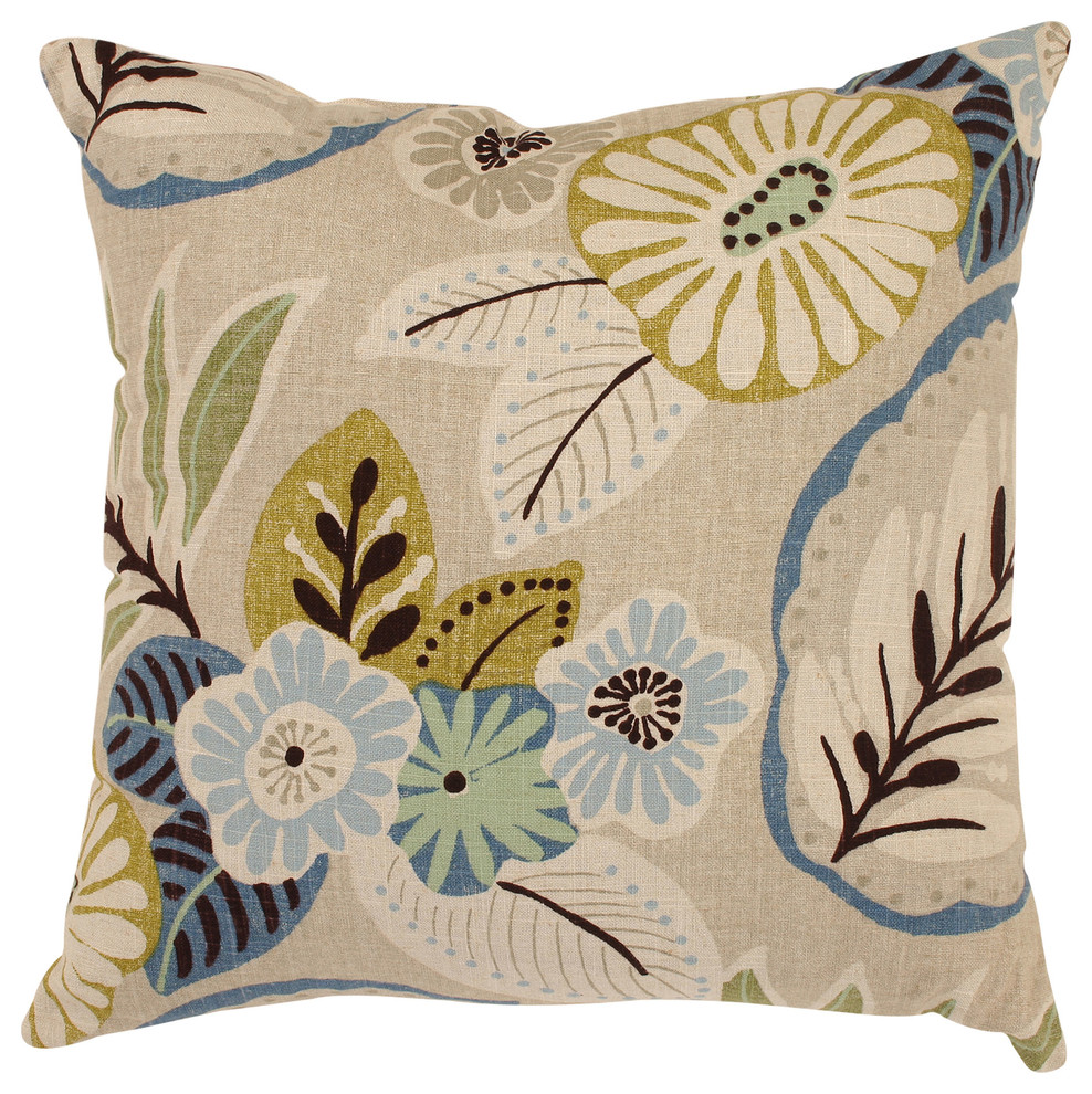 Pillow Perfect Tropical 18-inch Throw Pillow