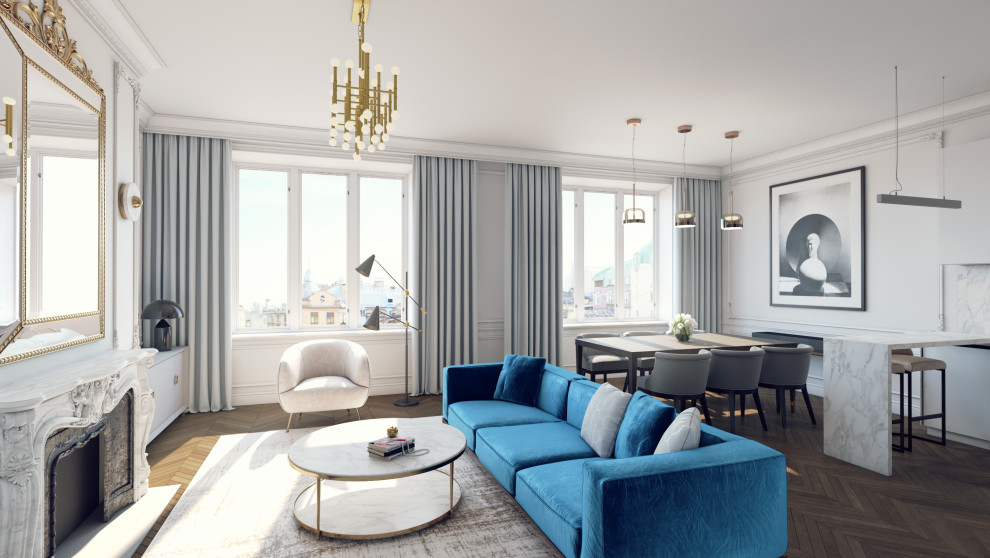 Квартира в стиле паризьен