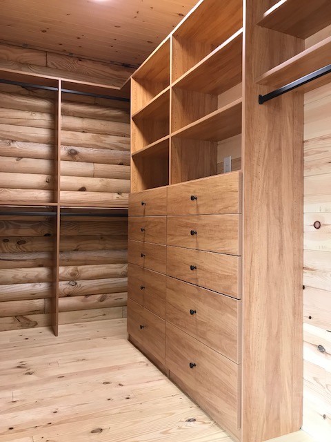 Log Home Master Closet- Salem, SC