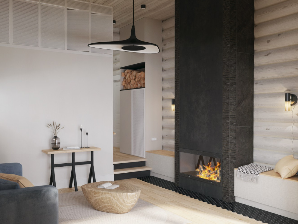 Дом из оцилиндрованного бревна г.Киров