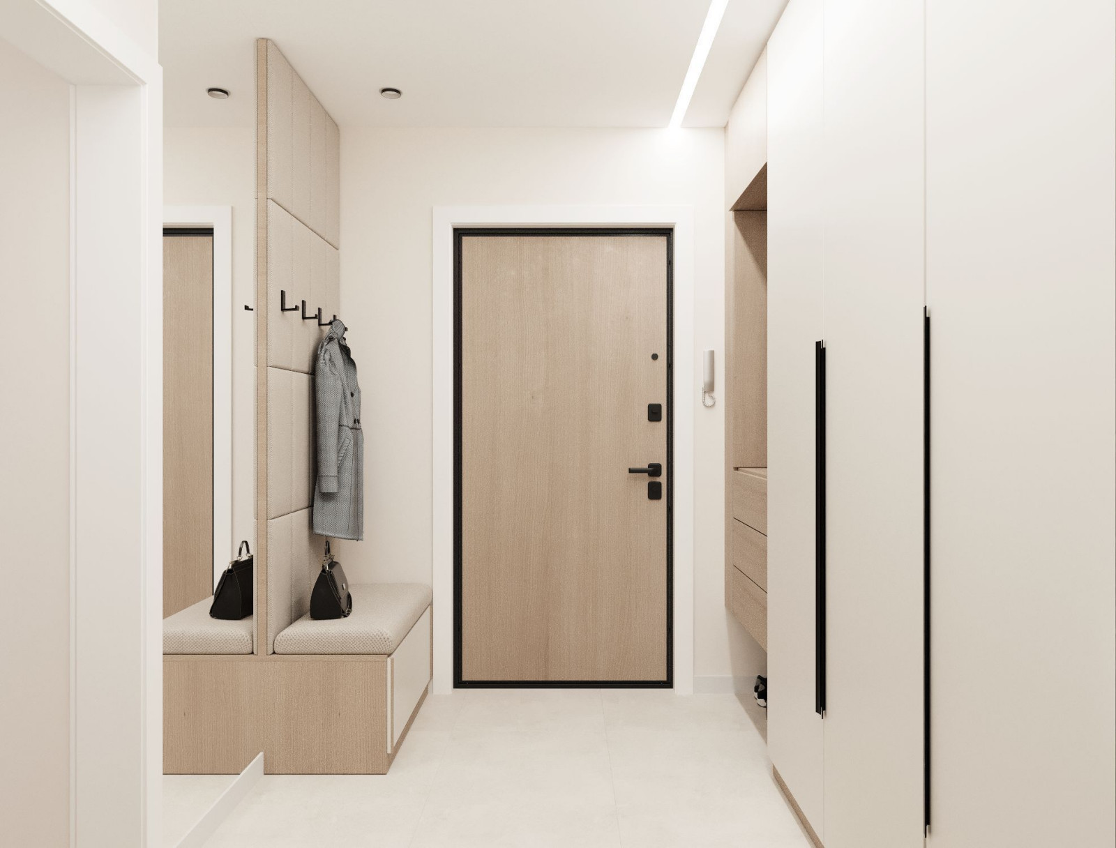 Дизайн-проект квартиры площадью 57,5 кв.м.