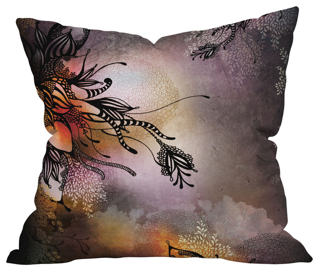 Iveta Abolina Purple Rain Throw Pillow, 26x26