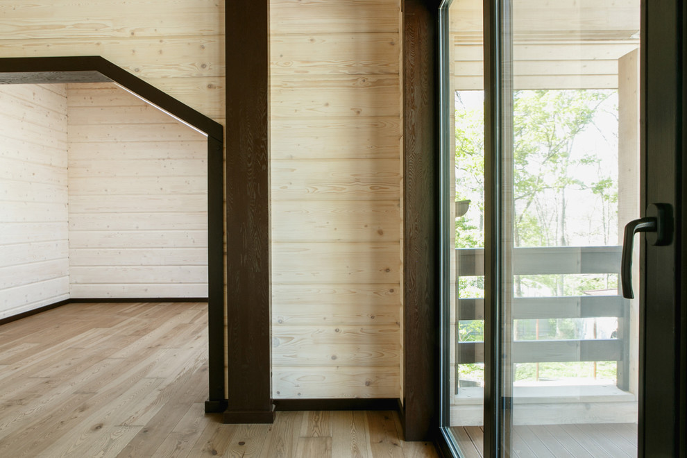 Интерьер дома из клееного бруса