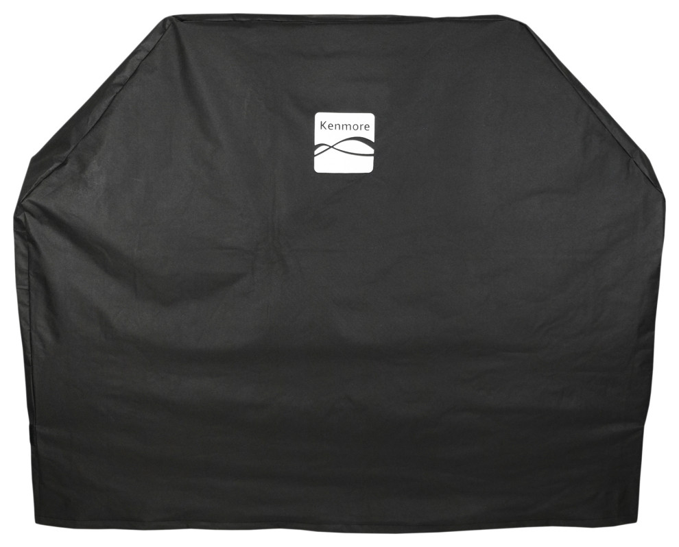 Kenmore 56 Inch Waterproof Grill Cover in Black, Medium