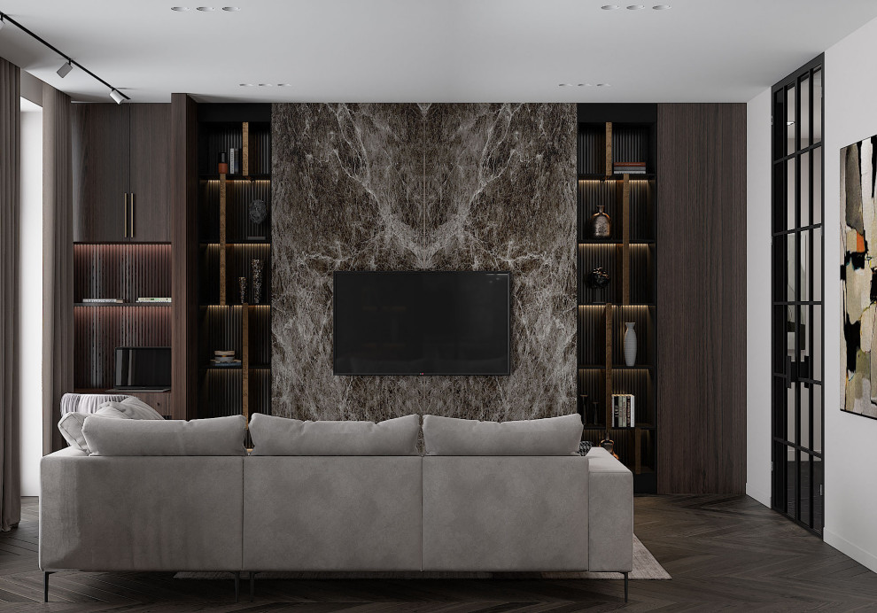 Дизайн проект квартиры 78м2 ЖК "Резиденция Композиторов"