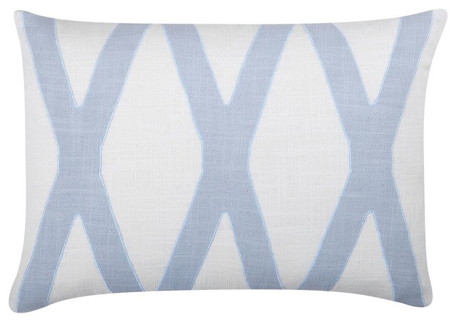 Dominick Stone Cotton Pillow Contemporary Decorative Pillows