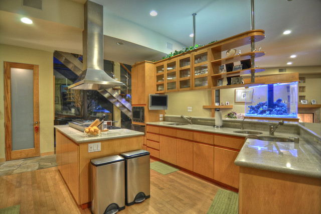 Moss Residence contemporary-kitchen