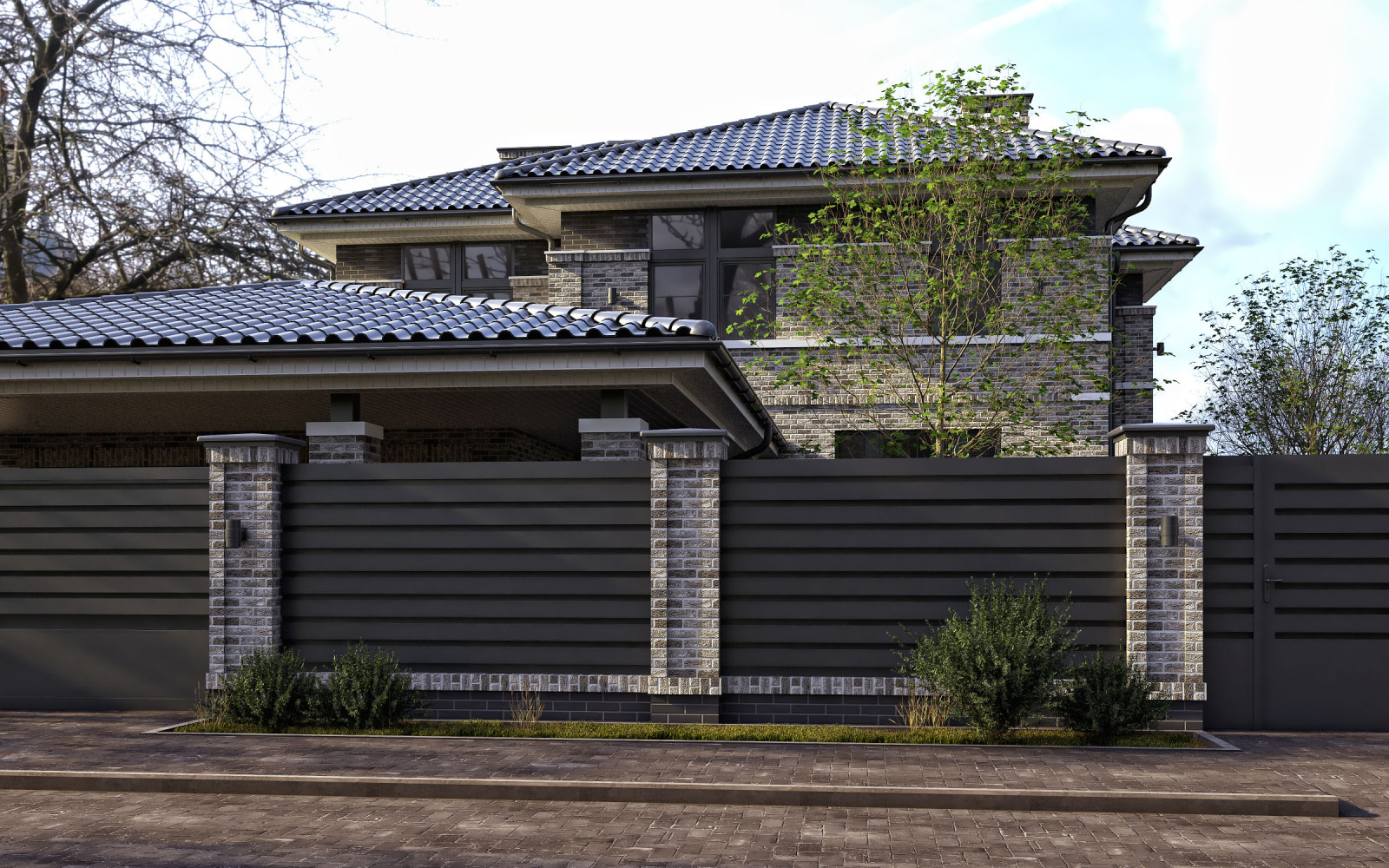 Проект дома в стиле Фрэнка Райта