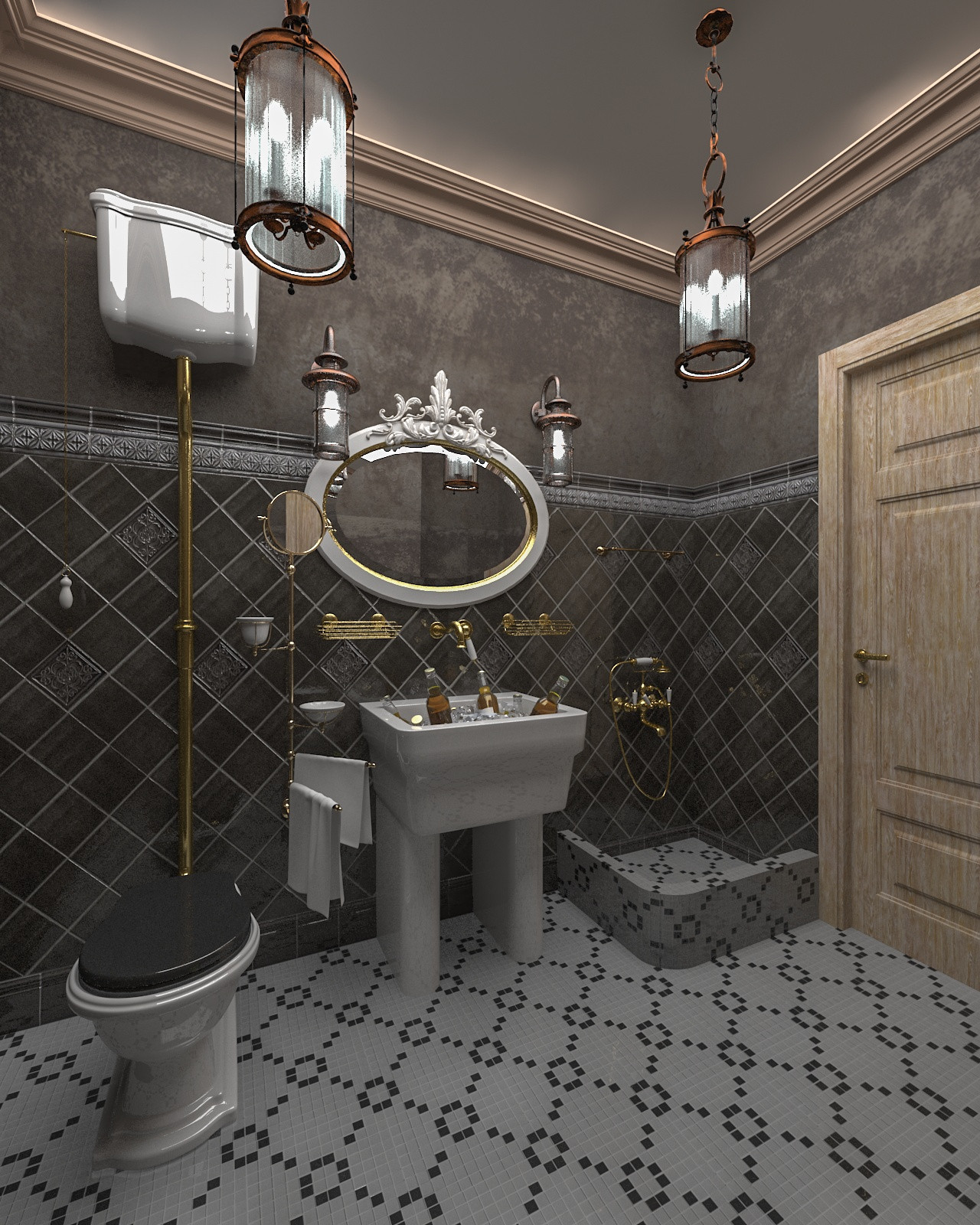 Интерьеры в таунхаусе.