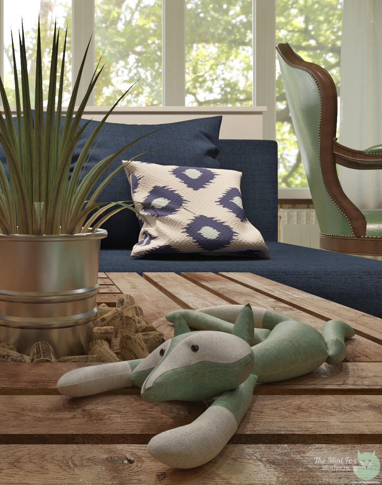 Декор мансарды c элементами steampunk