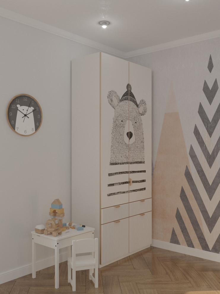 Проект детской комнаты "Мишки"