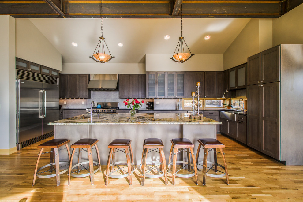 Inspiration for a transitional kitchen remodel in Denver