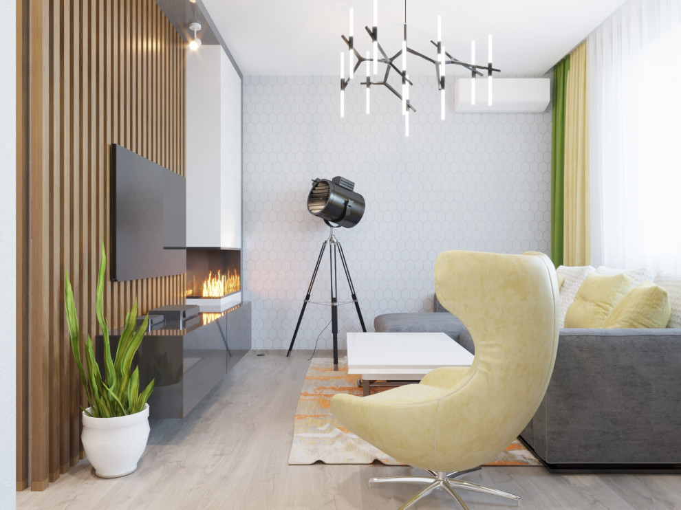 Дизайн-проект. 3-хкомнатная квартира в ЖК "Левобережный". Тула. 2017 г.