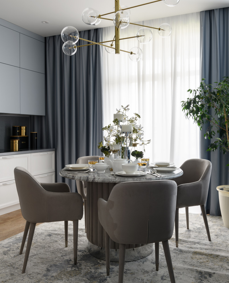 Изысканный интерьер трехкомнатной квартиры